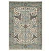 Jaipur Living Slayton Handknotted Medallion Ivory Light Teal Area Rug thumbnail 0