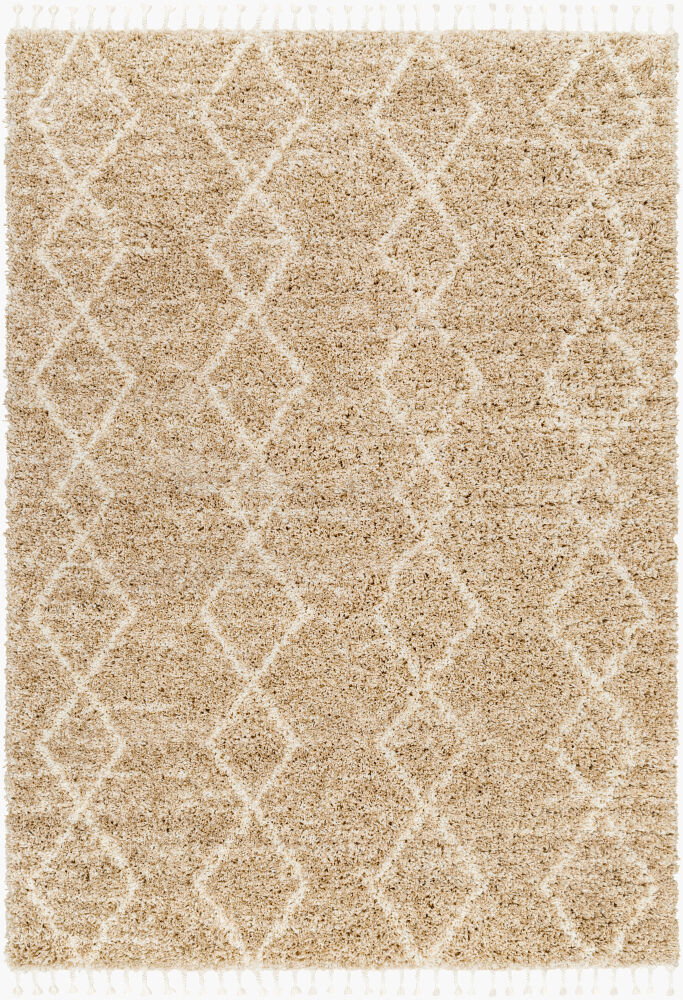 Jakarta Machine Woven Rug, by Surya, 1'3.75" length x 1'3.75" width