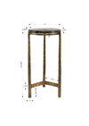 Eternity Brass Accent Table, Furniture by Uttermost, 11.5" width x 23" height x 11.5" depth thumbnail 3
