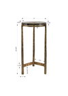 Eternity Brass Accent Table, Side & End Table by Uttermost, 11.5" width x 23" height x 11.5" depth thumbnail 3