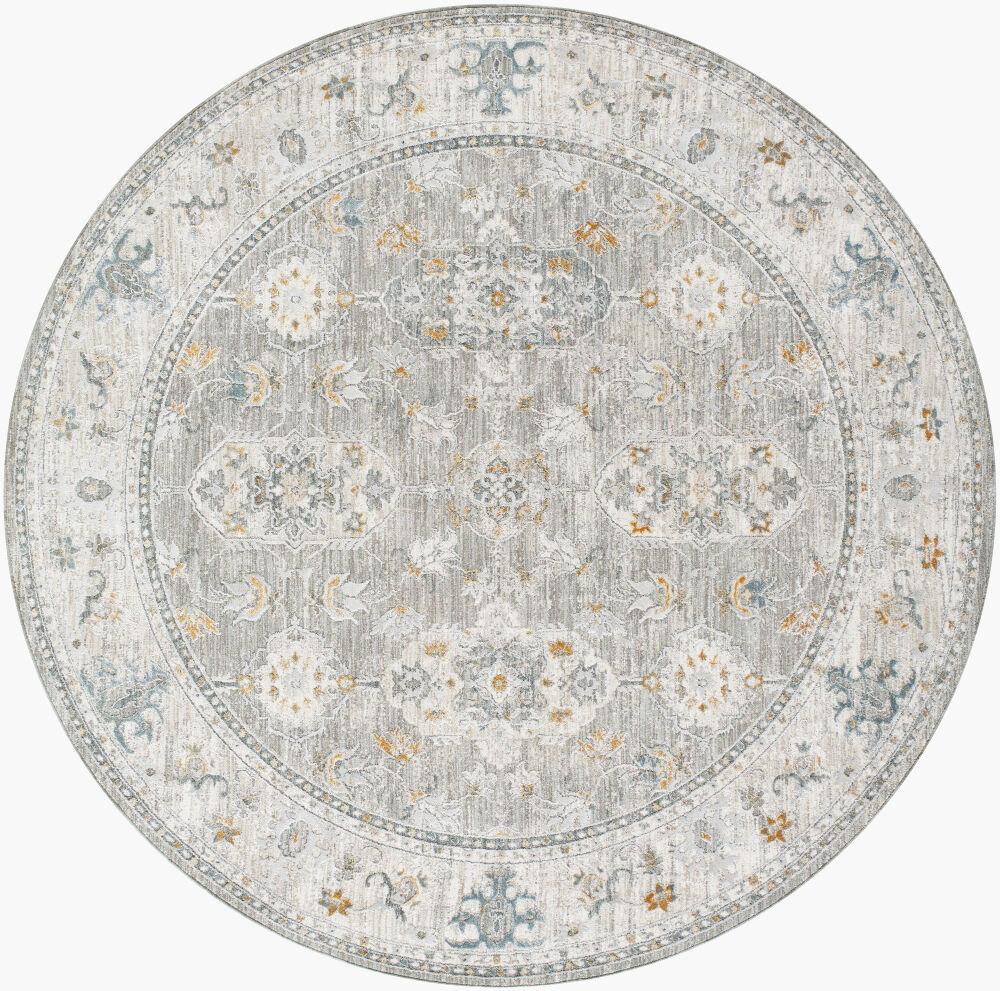 Dresden Machine Woven Rug, by Surya, 6'6.74" length x 6'6.74" width