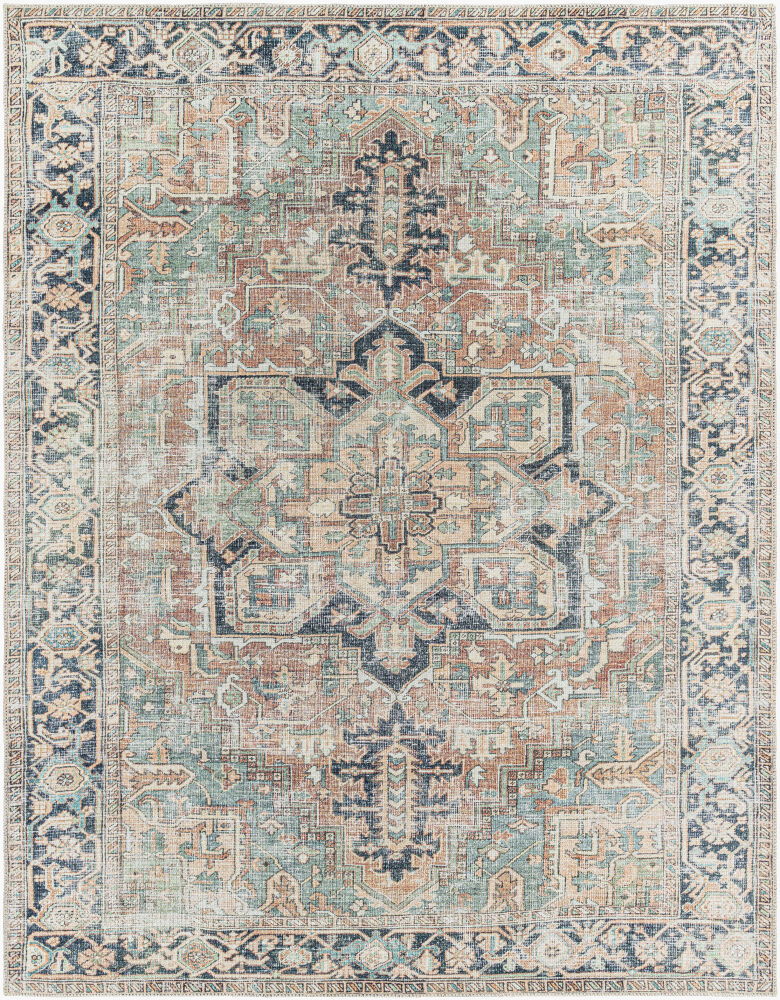 Kemer Machine Woven Rug, by Surya, 6'11.86" length x 5'2.99" width