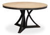 Flying Buttress Dining Table,Ant. Black, by Sarreid, 54" length x 54" width x 30" height thumbnail 1