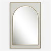 Crisanta Gloss White Arch Mirror thumbnail 0