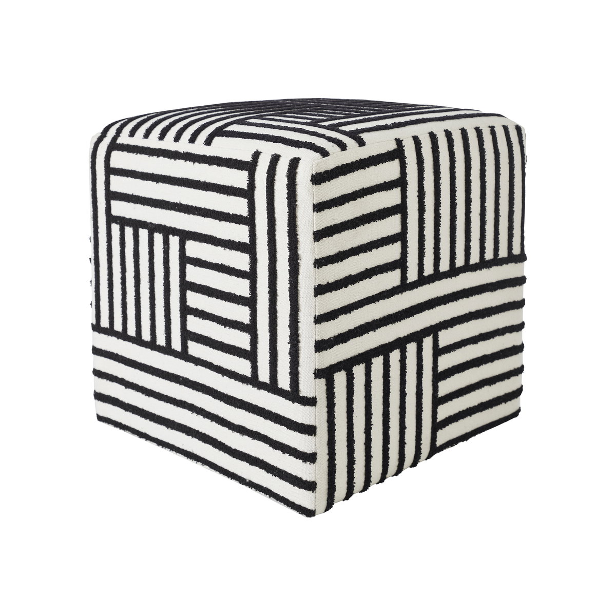 Monti Cube Ottoman, Chair by Renwil, 18" height x 18.5" depth View 2