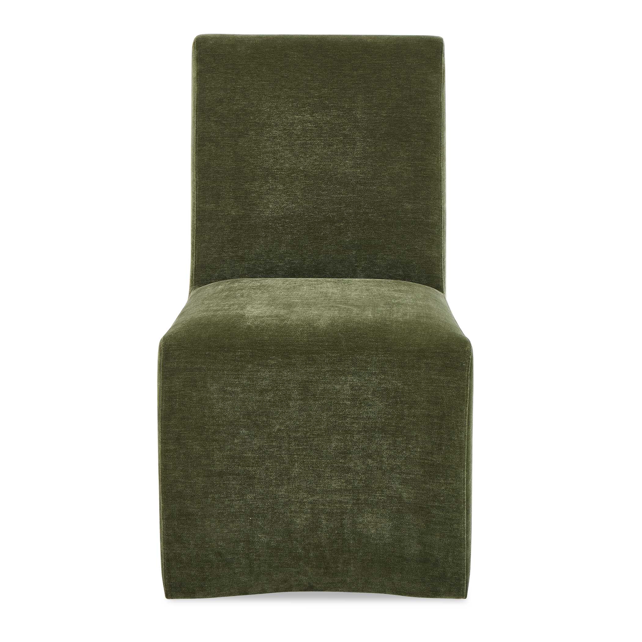 Moro Armless Moss Dining Chair large image 