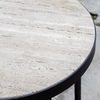 Dauntless Travertine Side Table thumbnail 7