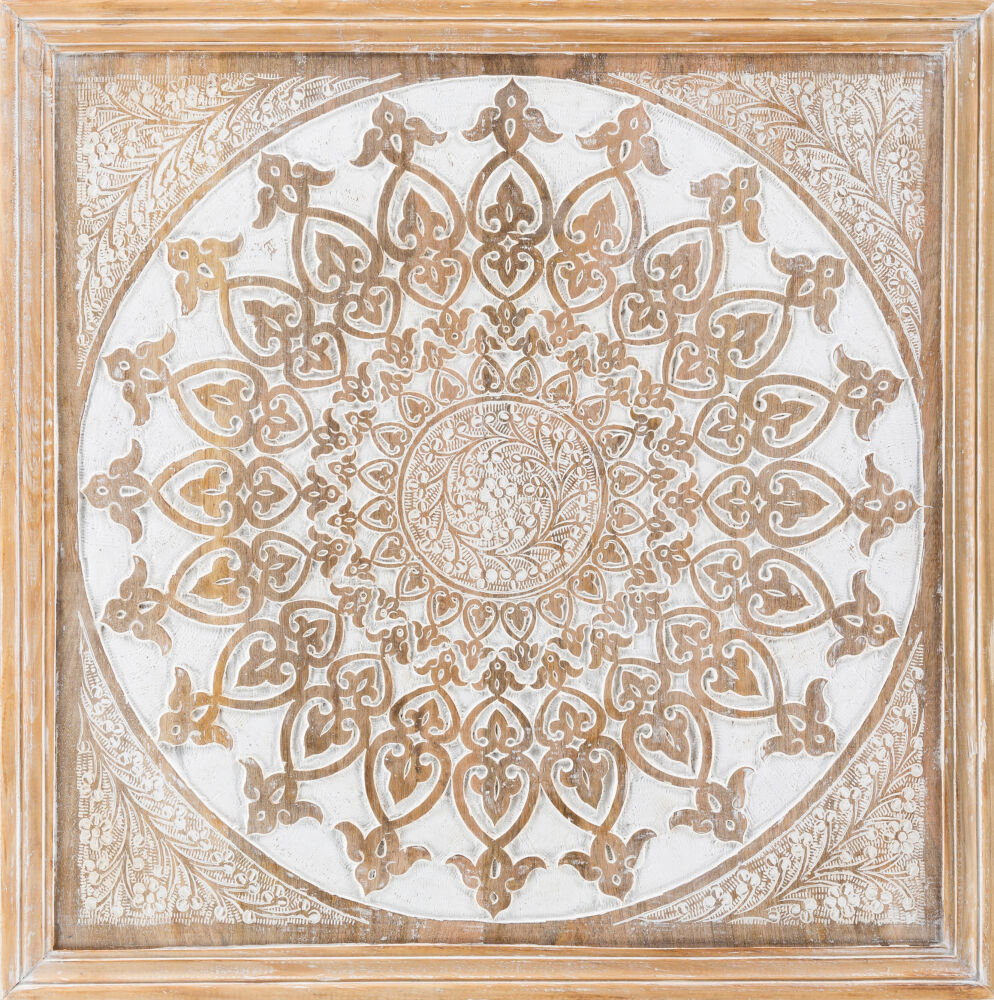 Nadia Dimensional Wall Accent, Sculptural Wall Art by Surya, 24" width x 24" height