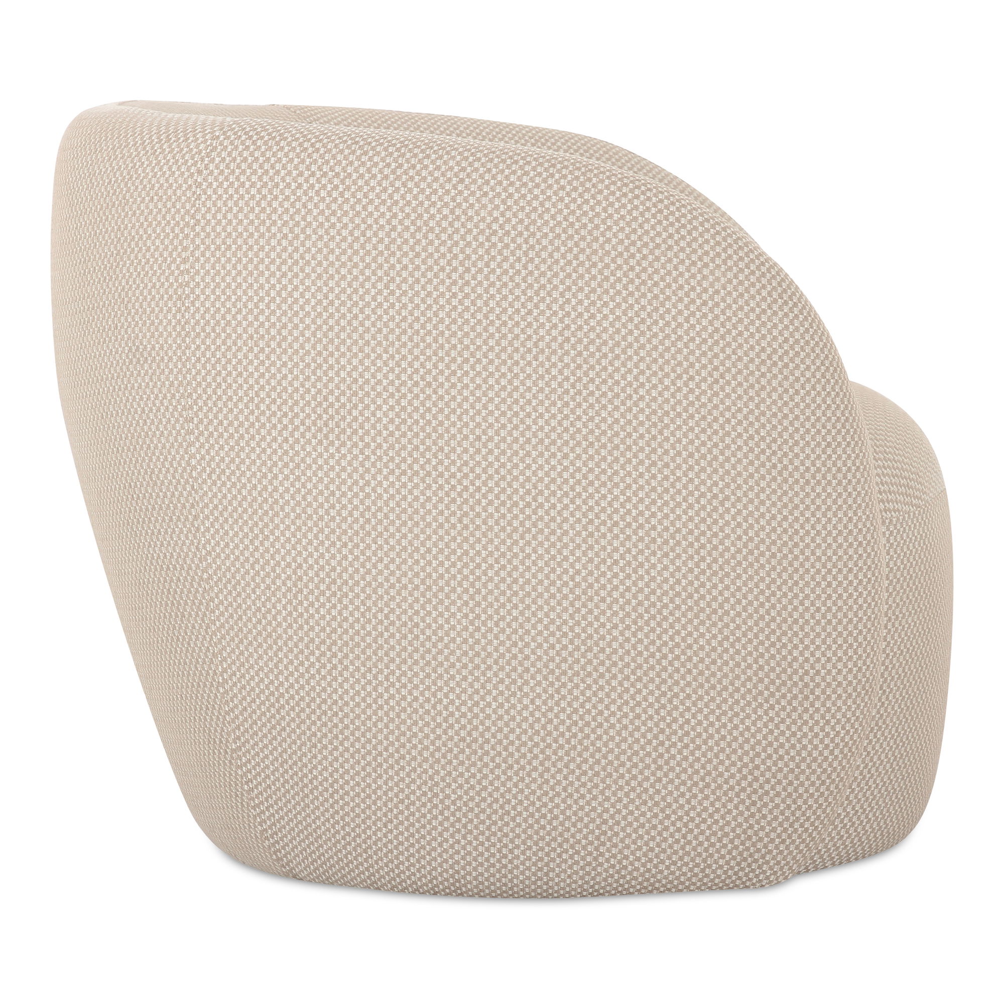 Rae Outdoor Accent Chair Beige Check large image 