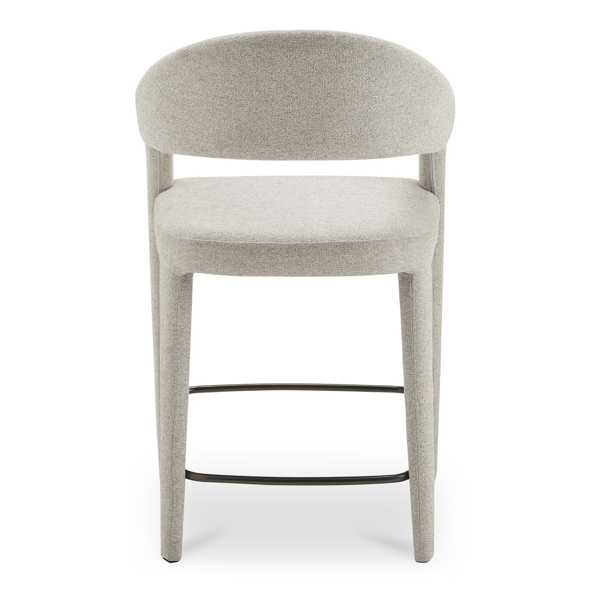 Martens Counter Stool Beige, Counter & Bar Stool by Moe's Home, 23.6" width x 39" height x 23.3" depth View 4