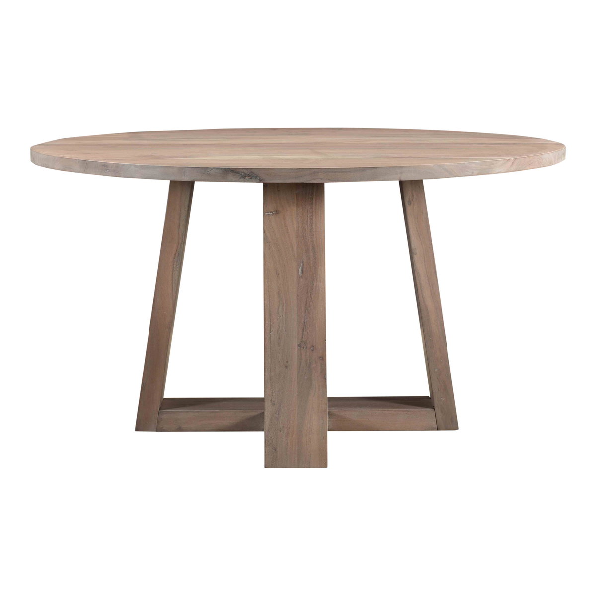 Tanya Dining Table Light Grey, by Moe's Home, 54" width x 30.5" height x 54" depth View 1