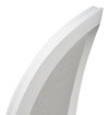 Hugo Oval Side Chair  Cortina White, by Sarreid, 1'11" length x 1" width x 3'2" height thumbnail 6