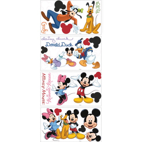 Mickey & Friends Peel & Stick Wall Decal