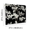 Lunaria Silhouette Black & White Wallpaper thumbnail 7