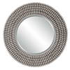 PORTSIDE ROUND MIRROR, GRAY, by Uttermost, 39.75" width x 39.75" height x 3" depth thumbnail 1