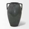 Kora Medium Dark Metallic Double Ear Vase, by Mercana, 7.48" length x 7.48" width x 11.22" height thumbnail 4