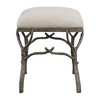 Lismore Small Fabric Bench, Benche by Uttermost, 24" width x 19.25" height x 16" depth thumbnail 5