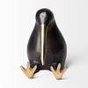 Dodo Kiwi 7L x 4W Black Cast Aluminum Mauritian Bird Sculpture, Decorative Object by Mercana, 6.75" length x 4.25" width x 6.75" height thumbnail 6