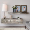 Abstract Block Floating ShelfNickel, by Global Views, 6' width x 6" height thumbnail 2