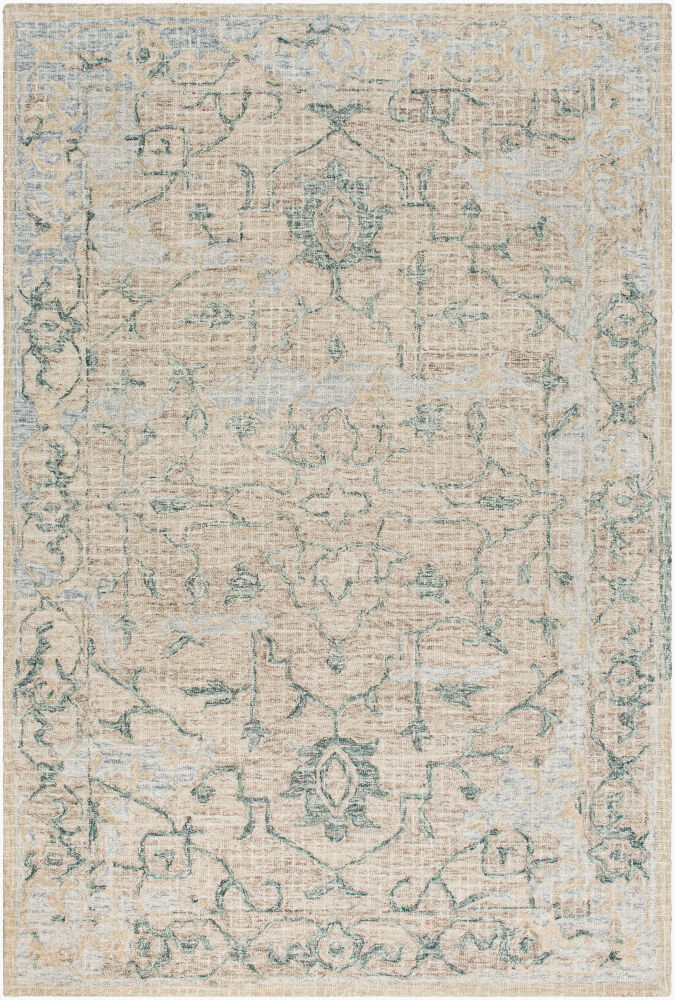 Piastrella Handmade Rug, by Surya, 7'6" length x 5' width