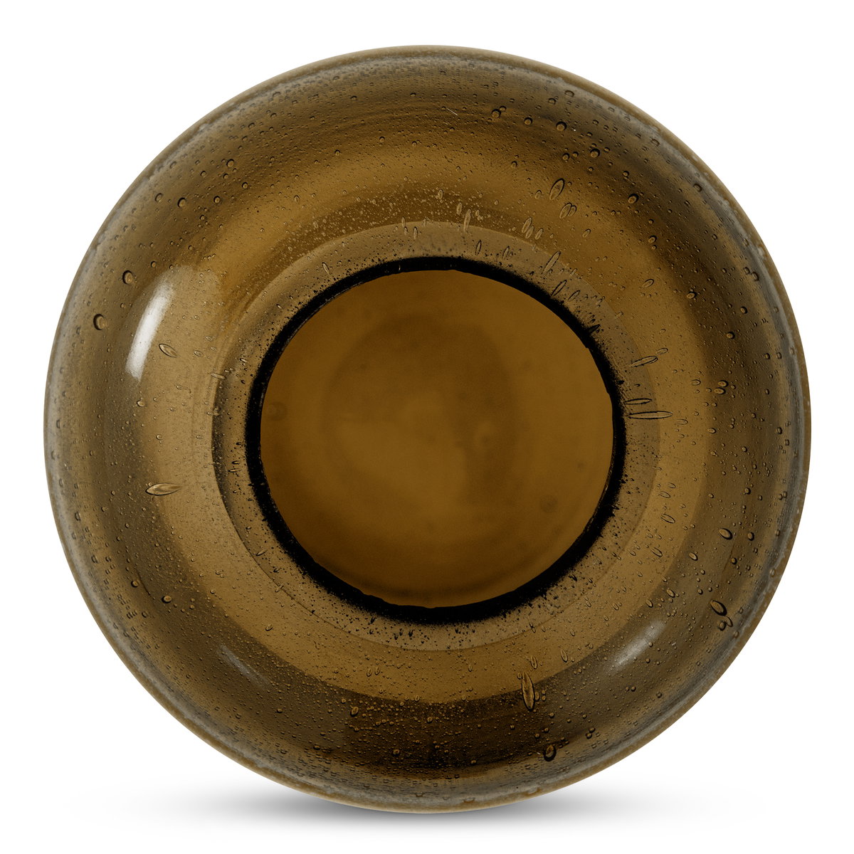 Circe Vase Amber, by Moe's Home, 5" width x 6.5" height x 5" depth View 3