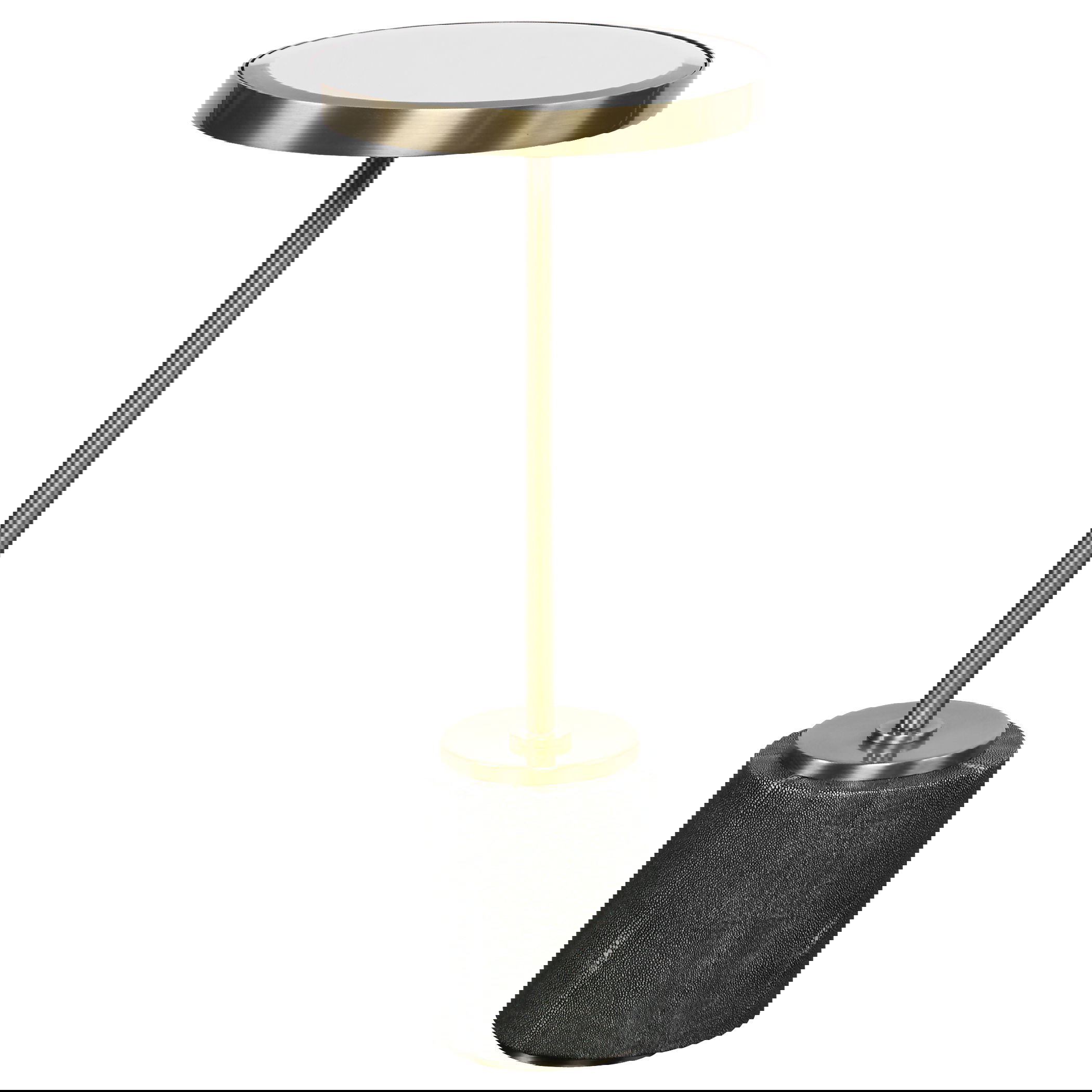 Laurier Mirrored Accent Table, Furniture by Uttermost, 11.75" width x 24.75" height x 11.75" depth View 1