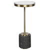 Laurier Mirrored Accent Table, Side & End Table by Uttermost, 11.75" width x 24.75" height x 11.75" depth thumbnail 1