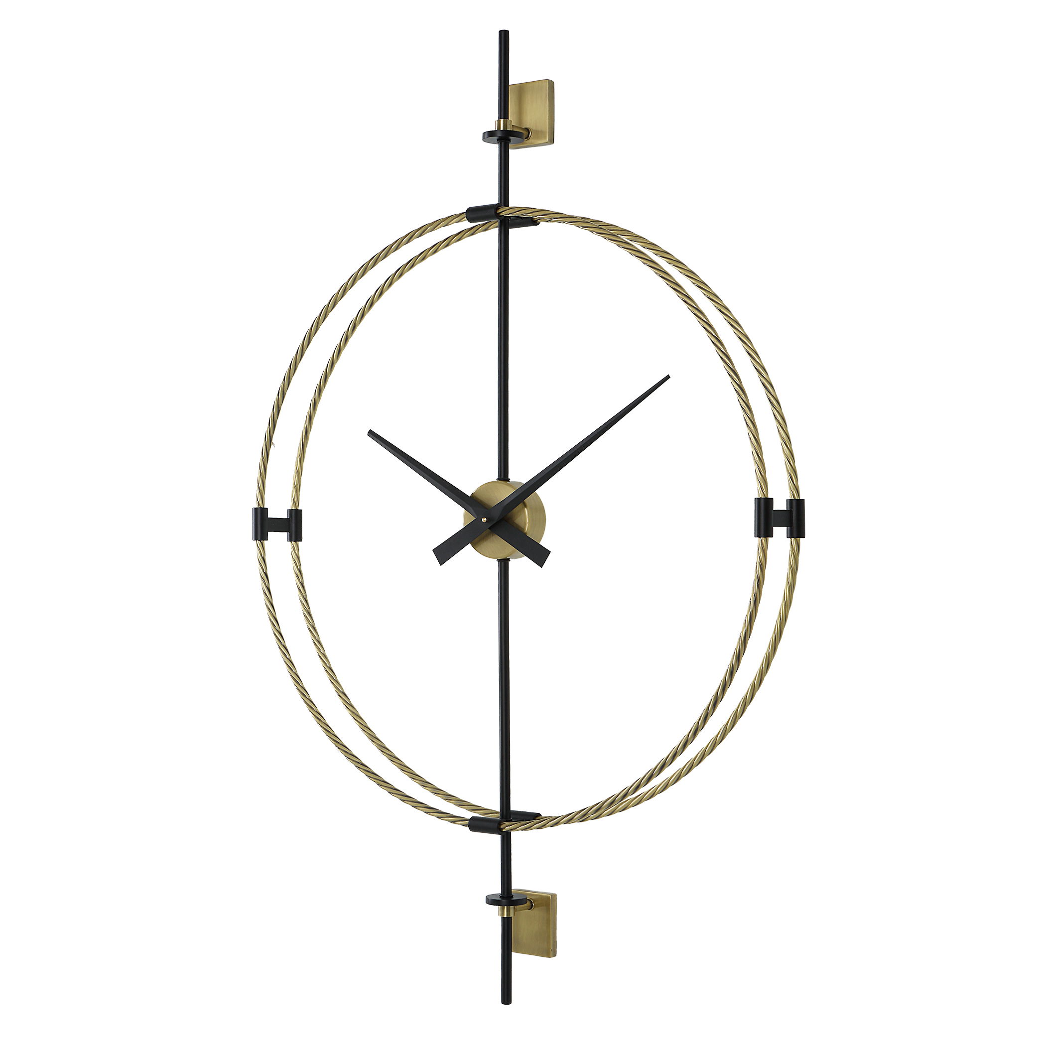 Time Flies Modern Wall Clock large image 