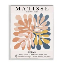 Online Designer Other Classical Matisse Painting Cut Out Forms Traditional Abstract - Graphic Art Print