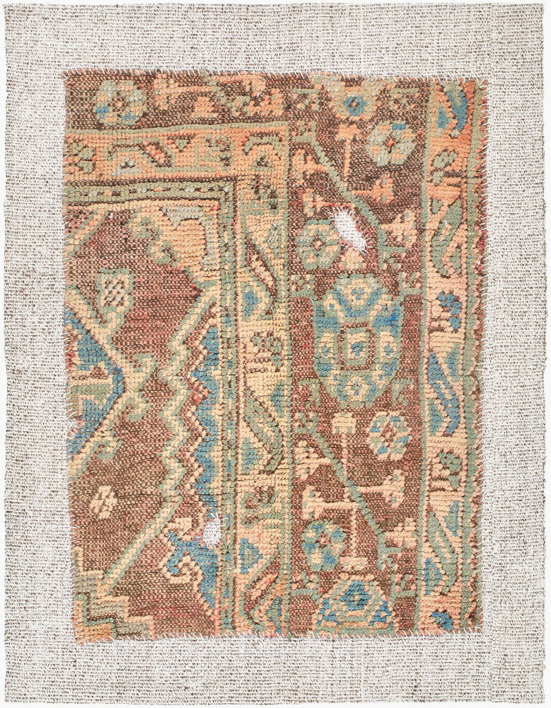 Antique One of a Kind Handmade Rug, by Surya, 4'5.54" length x 3'4.94" width