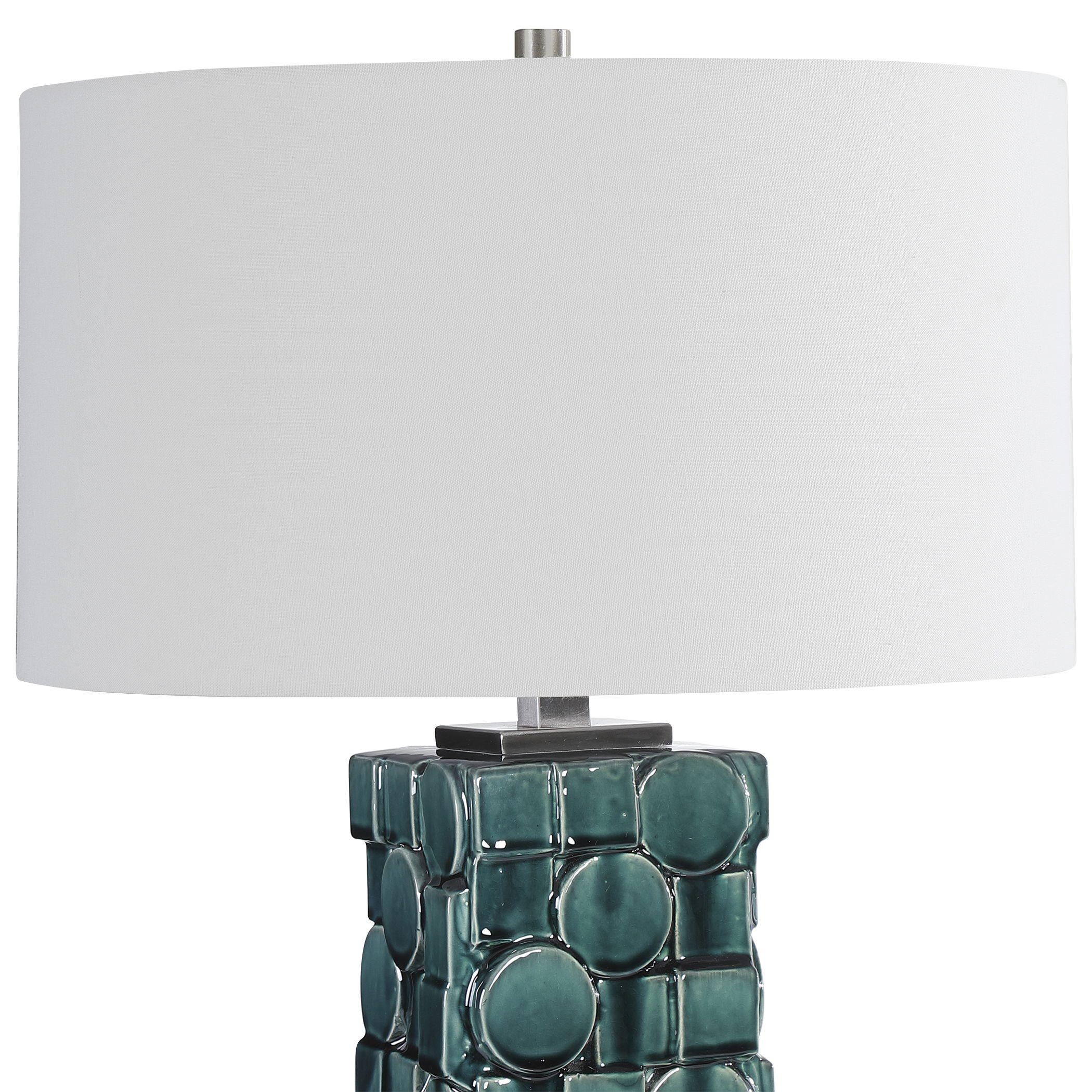 Geometry Green Table Lamp large image 