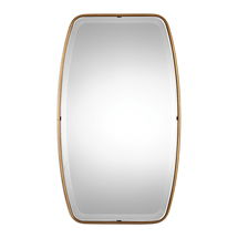 Online Designer Bathroom Canillo Antiqued Gold Mirror