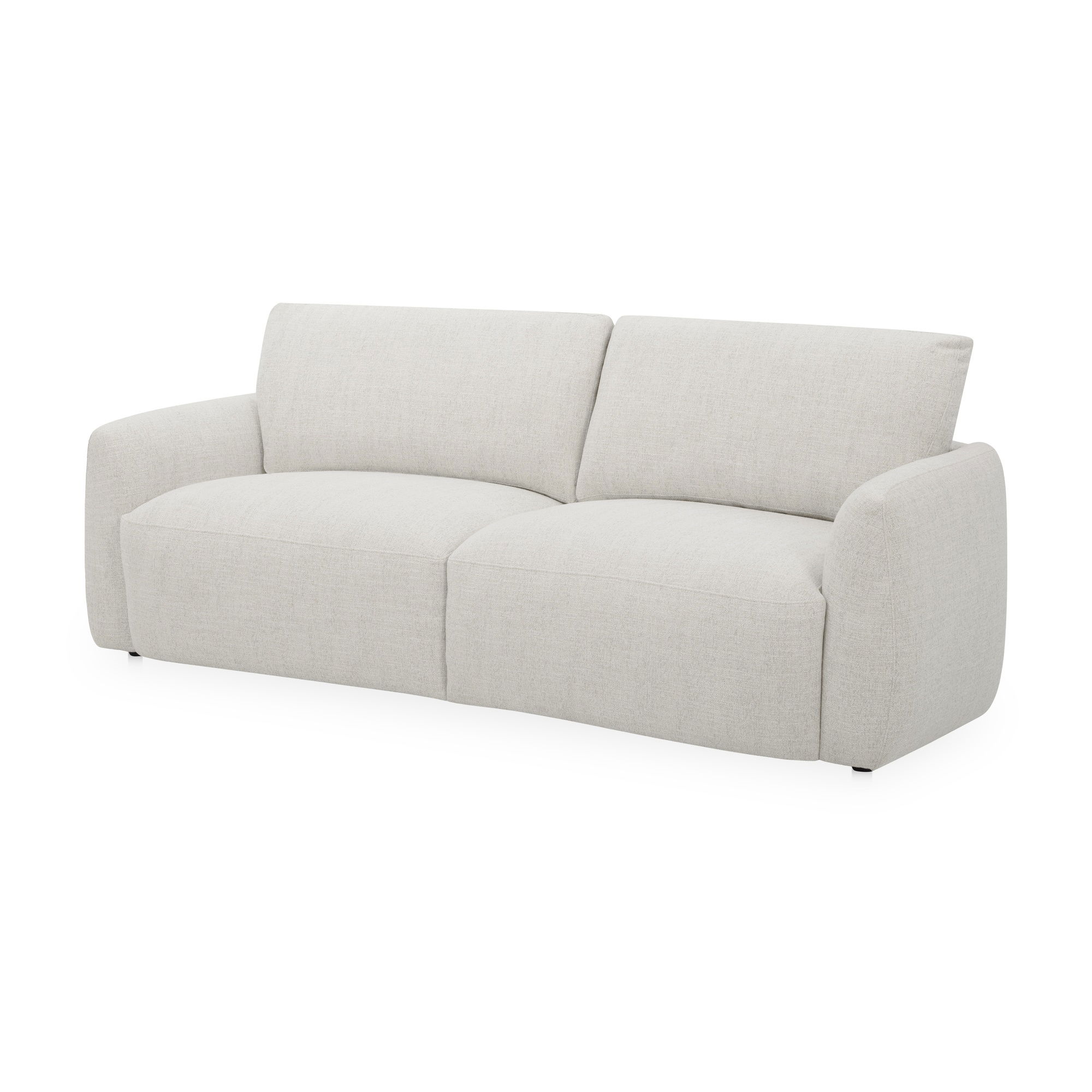 Callie Sofa 91 In. Flecked Oat, Sofas & Sectional by Moe's Home, 91" width x 35.4" height x 39.4" depth View 2