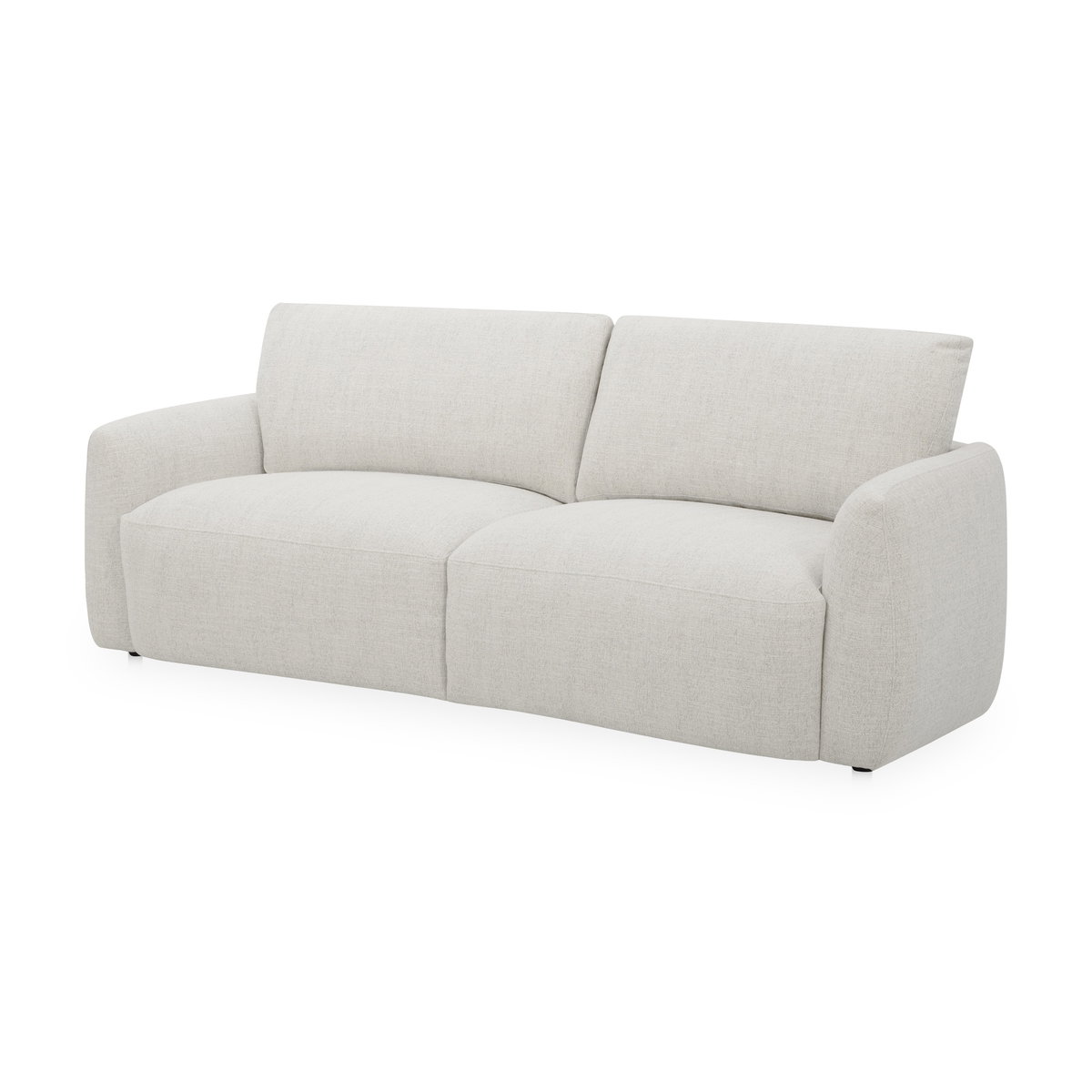 Callie Sofa 91 In. Flecked Oat, Sofas & Sectional by Moe's Home, 91" width x 35.4" height x 39.4" depth View 2