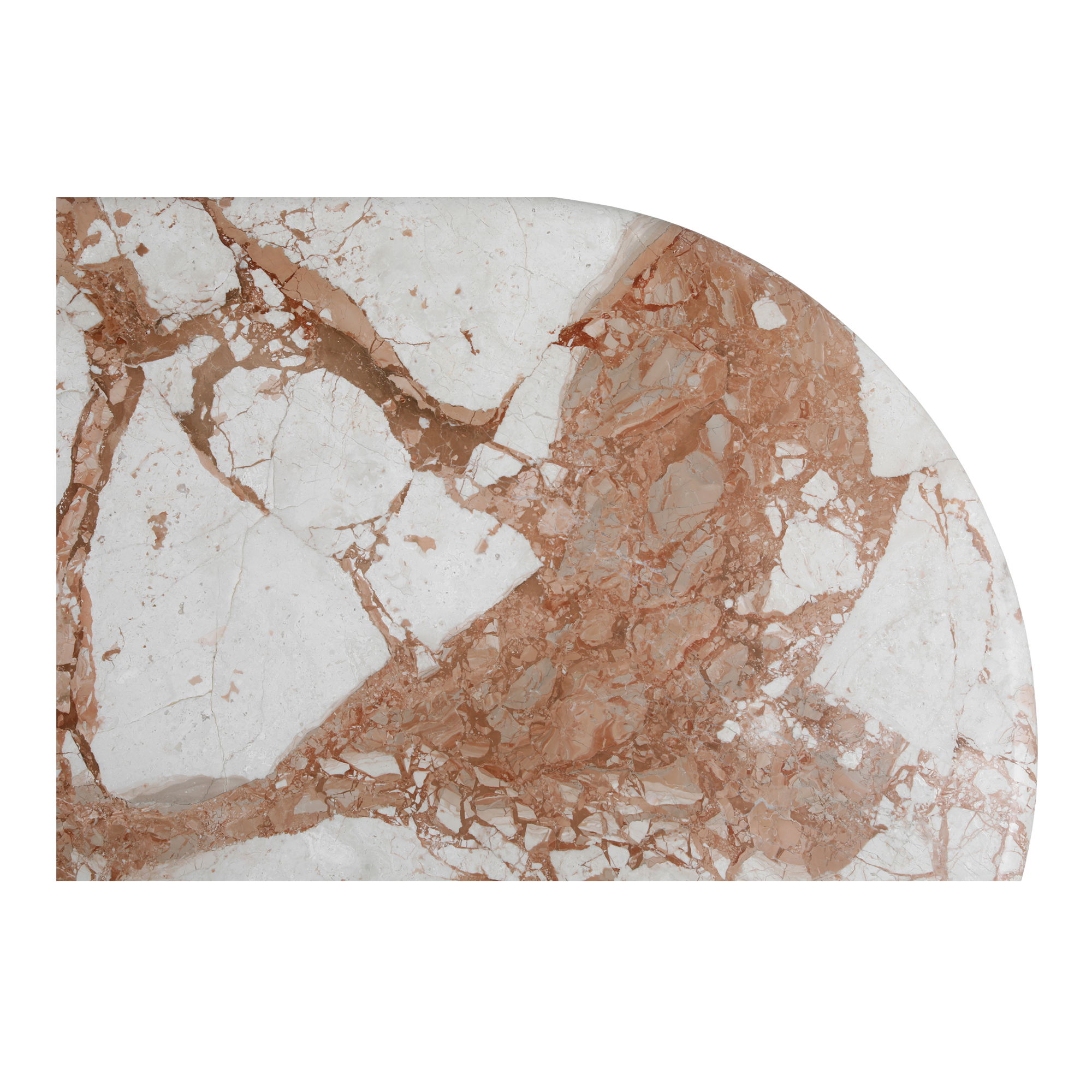 Sartoria Dining Table Breccia Marble, by Moe's Home, 72" width x 30" height x 40" depth View 5