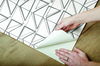 Love Triangles Grey Peel & Stick Wallpaper, by York Wall, 20' length x 1'8.5" width x 0.02" depth thumbnail 5