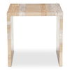 Rosa Accent Table Mixed Marble, Side & End Table by Moe's Home, 20" width x 20" height x 20" depth thumbnail 1