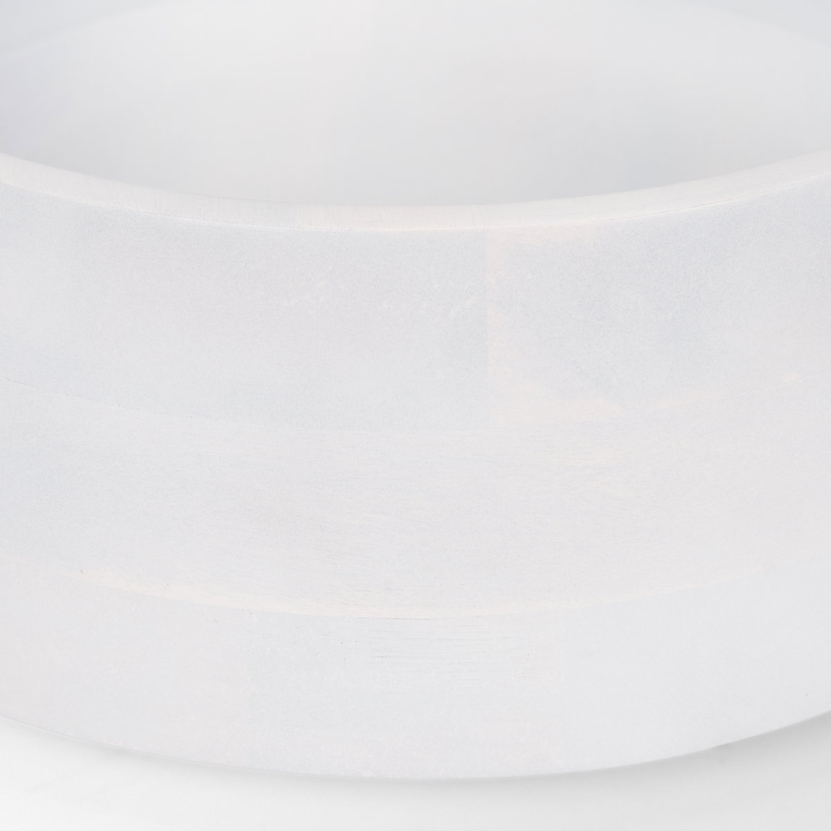 Kadara White Washed Solid Wood Decorative Bowl, by Mercana, 14" length x 14" width x 5.5" height View 6