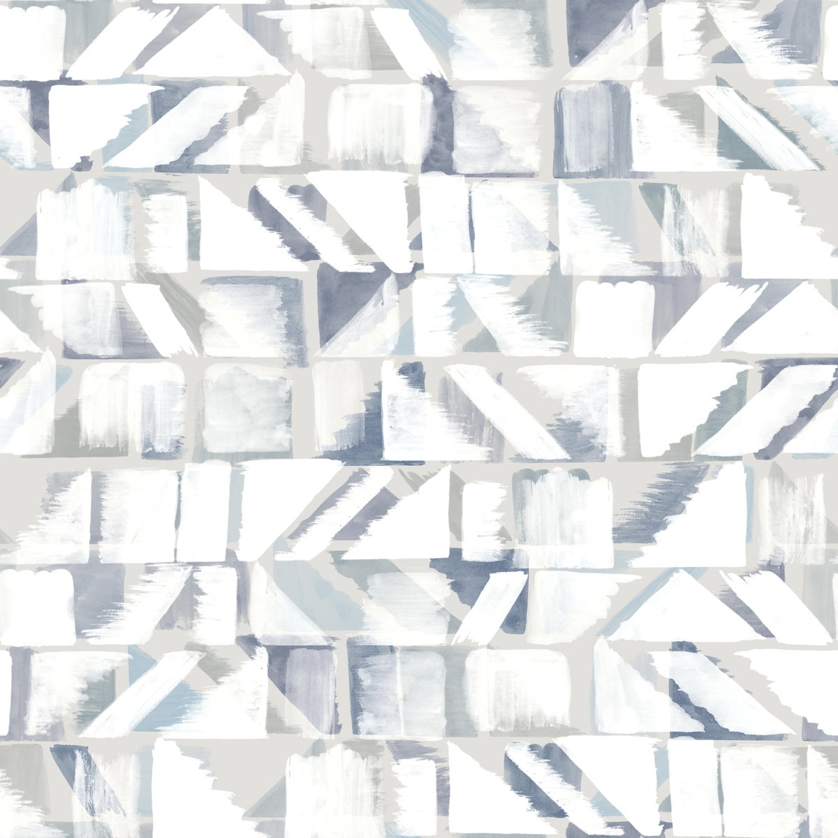 Refraction Blue & Grey Peel & Stick Wallpaper, by York Wall, 20' length x 1'8.5" width x 0.02" depth View 1