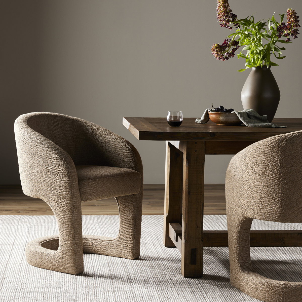 Reynold Dining Armchair, Dining Chair by Four Hands, 25.5" width x 32.5" height x 24" depth View 4