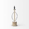 Zain I Small Brown Wooden Vintage Inspired Candle Holder Lantern, Lighting by Mercana, 10.04" length x 5.71" width x 21.26" height thumbnail 5