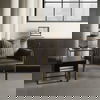 Samson  Side Table Matte Black Metal and Glass thumbnail 1