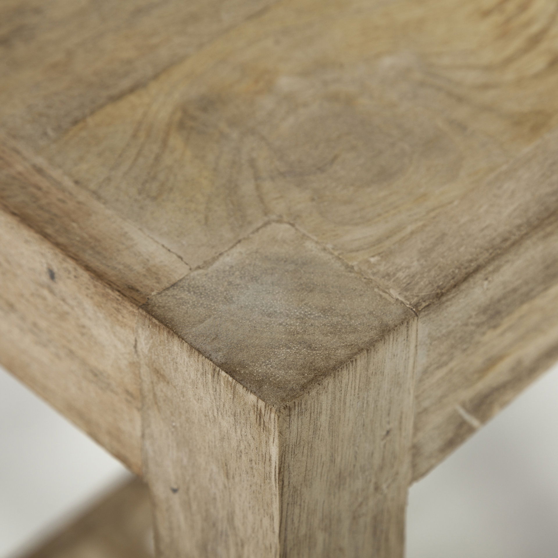 Colony 25' Seat Height Brown Wood Seat & Frame Stool, Counter & Bar Stool by Mercana, 16" length x 13" width x 25" height View 8