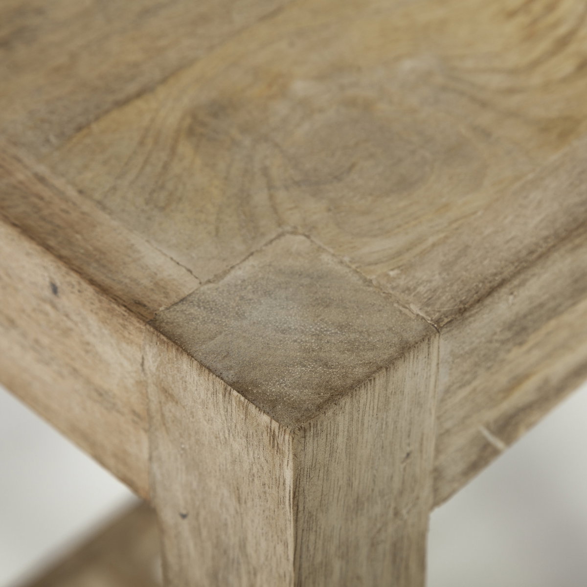 Colony Backless 25in Seat Counter Stool | Brown Wood, Counter & Bar Stool by Mercana, 16" length x 13" width x 25" height View 8