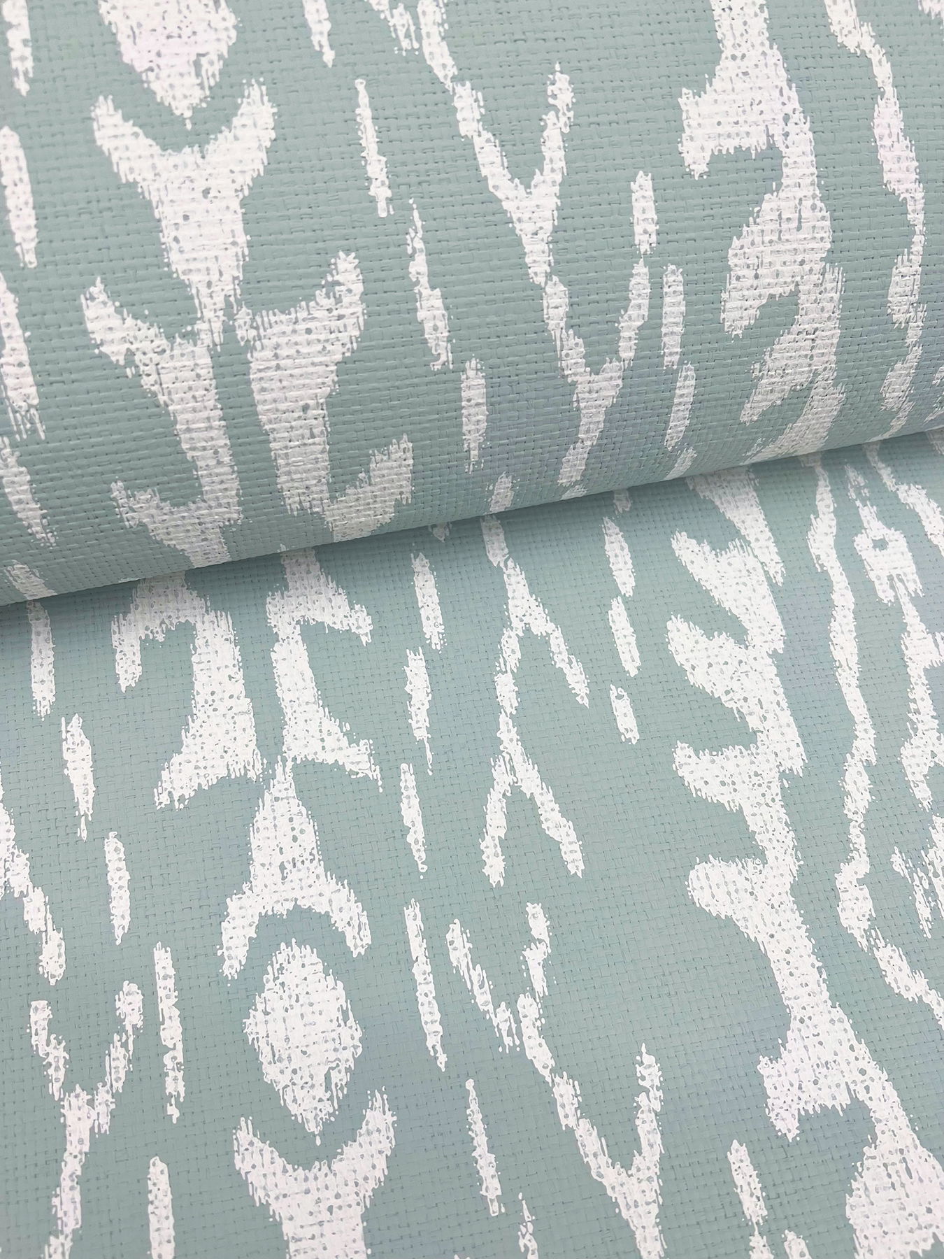 Rousseau Paperweave Sage Wallpaper large image 