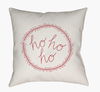 Hohoho Accent Pillow, Decorative Pillow by Surya, 20" length x 20" width thumbnail