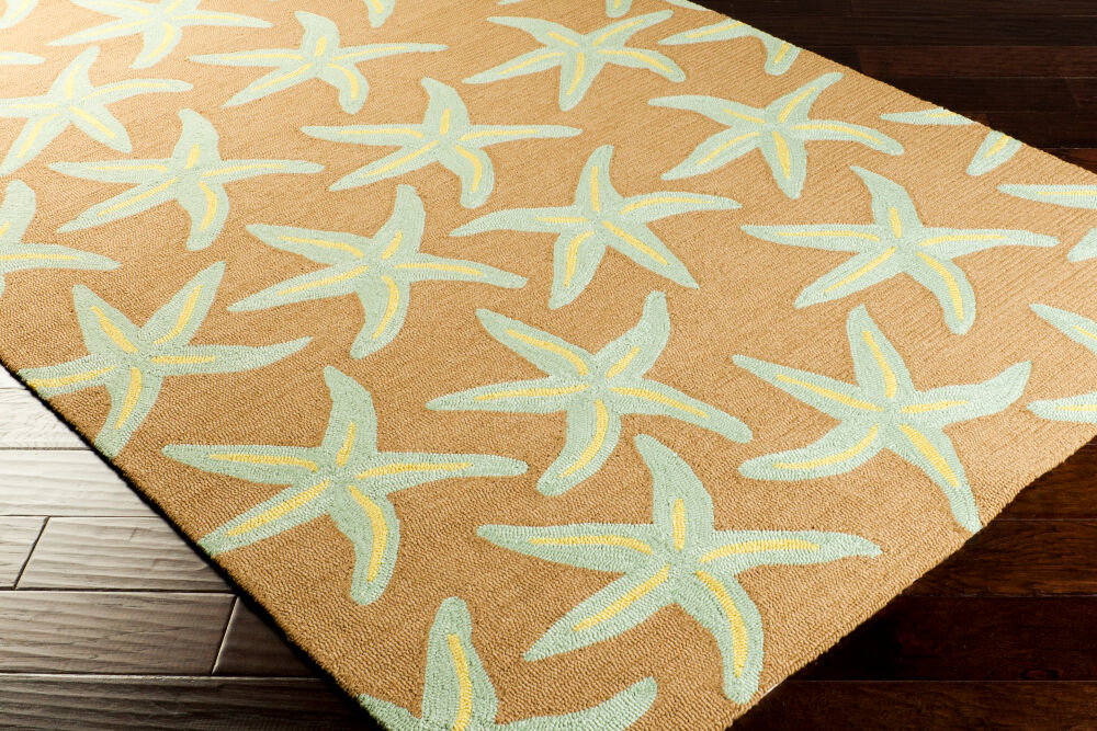 Rain Handmade Rug, by Surya, 1'6" length x 1'6" width