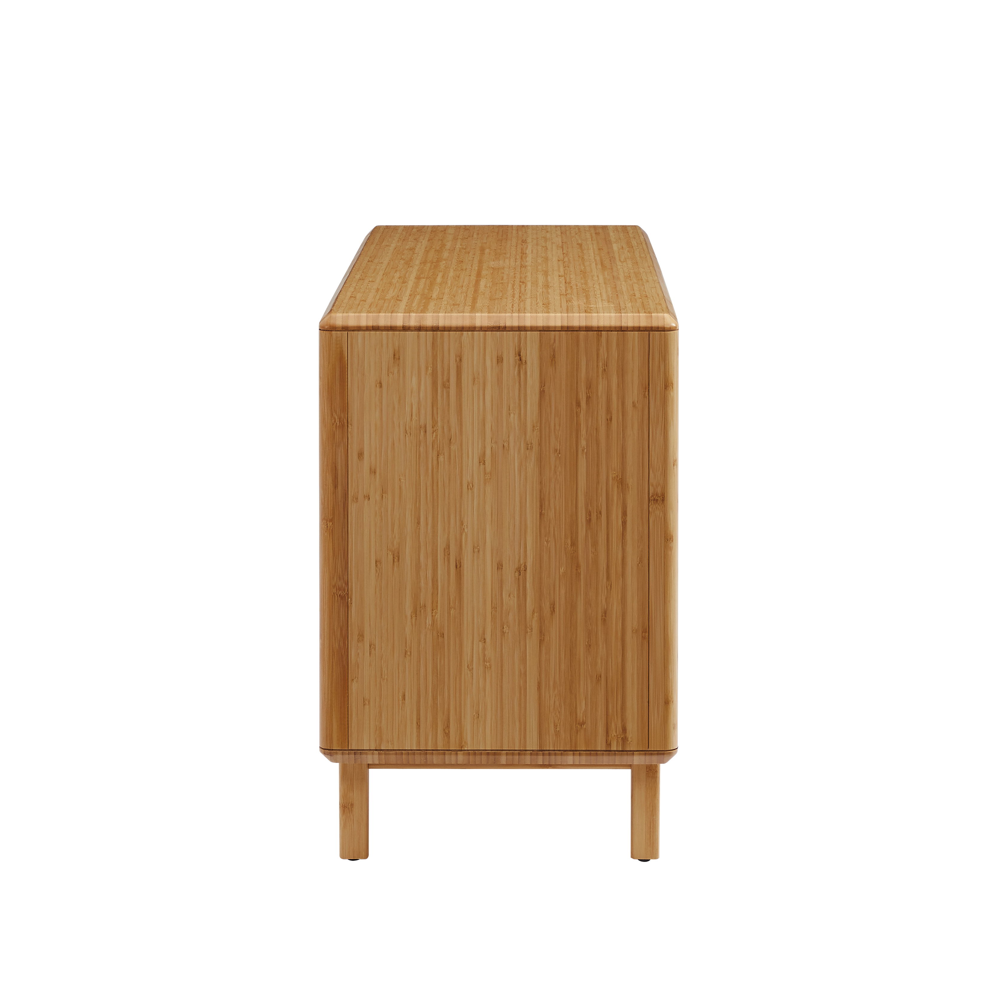 Currant Media Unit, Caramelized, Media Console by Greenington, 54" length x 18" width x 29" height View 3