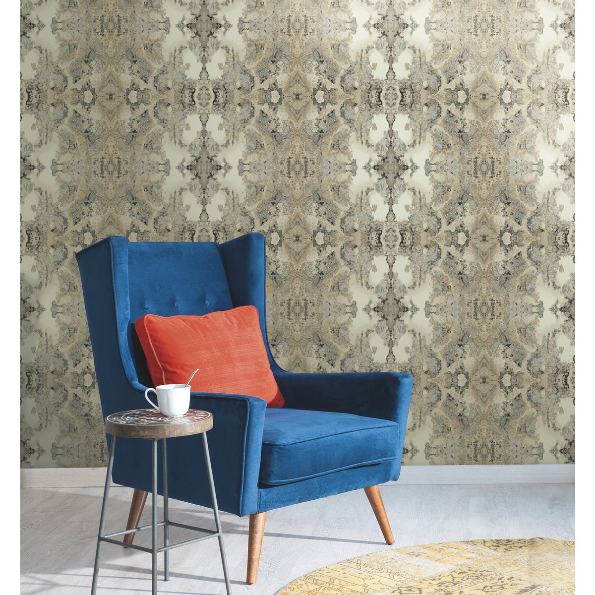 Inner Beauty Off White Wallpaper, by York Wall, 27' length x 2'3" width x 0.02" depth View 7