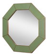 Eleanor Mirror Shagreen Watercress, by Sarreid, 1" length x 2'8" width x 2'8" height thumbnail 2